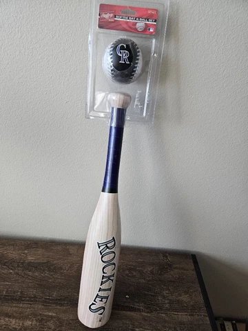 Rawlings Softee COLORADO ROCKIES Soft Bat 21" w/ soft ball See Description Cover
