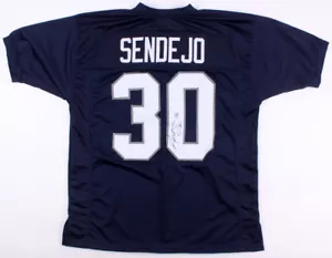 Andrew Sendejo Signed Rice Owls Jersey (TSE COA) Vikings Strong Safety - Picture 1 of 5