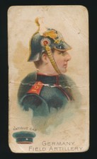 1900 E1 Breisch-Williams Co ARMY CARDS (CARAMELS) -Germany, Field Artillery