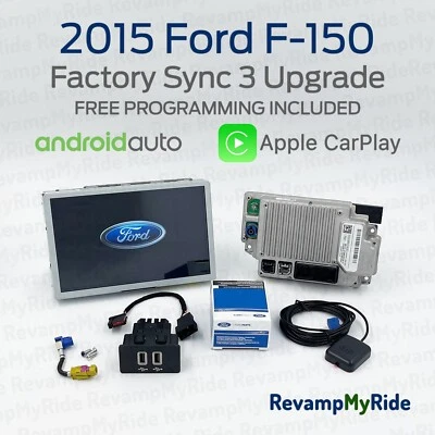 FORD F150 2015 Sync 2 to SYNC 3 OEM CARPLAY & ANDROID AUTO UPGRADE Foto 1 de 4
