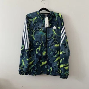 Herren Adidas Future Icons Allover Print Full-Zip Hoodie Jacke Größe Large IJ8844 - Bild 1 von 2