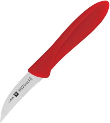 Henckels Zwilling Kitchen Bird's Beak Peeler Knife 2.25 Stainless Blade Plastic