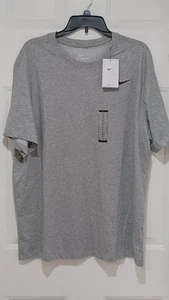 Nike Tee Dri-Fit Short Sleeve Gray Size Xl - Picture 1 of 7