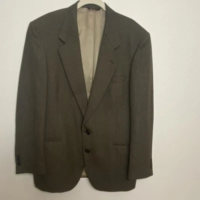 Blazer Nino Cerruti Hechts Marrón Lana Tweed Rue Royale 2 Botones Chaqueta Deportiva 42R Foto 1 de 4