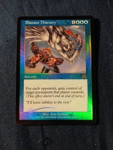MTG- Blatant Thievery x1 - Onslaught FOIL NM - Picture 1 of 4