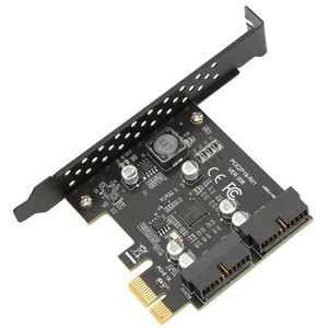19PIN Board PCIE To USB 3.2 Expansion Card 5Gbps High Speed USB3.2 Front GEN1 FY - Afbeelding 1 van 23