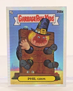 2024 Topps Garbage Pail Kids Chrome PHIL Grim #268a Prism Refractor - Picture 1 of 2