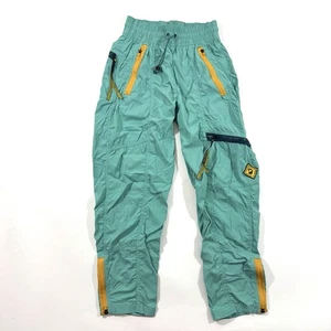 REI Coop X Outdoor Afro Trail Pants Teal Glaze Size 0P 0 Petite Hiking Camping - Picture 1 of 7