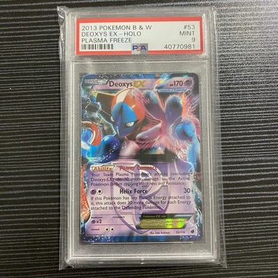 Pokemon Black & White Plasma Freeze #53/116 Deoxys EX – PSA 9 (2013) - Image 1 of 2