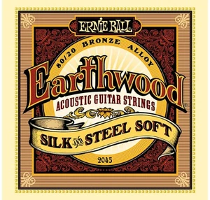 Cuerdas acústicas Ernie Ball 2045 madera de tierra seda y acero suave 80/20 bronce 11-52 - Imagen 1 de 1
