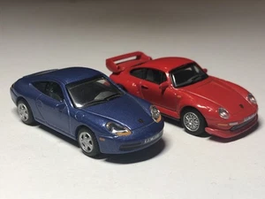 LOTTO 2: 1999 Porsche 911 e 911 GT Hongwell 1/72 pressofuse come nuove sfuse - Foto 1 di 7