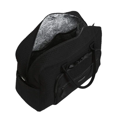 Vera Bradley 超细纤维经典周末旅行包黑色 — 第 1/4 张图片