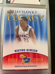 Wayne Simien 2013 Upper Deck University of Kansas #JL-26 Jayhawks Rookie RC - Picture 1 of 1