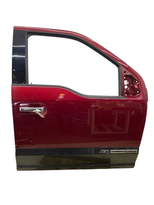 2017-2022 FORD F350 FRONT RIGHT DOOR ASSEMBLY ELECTRIC | RUBY RED (RR) *SCRAPES* Foto 1 de 4