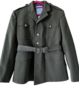 Army Jacket Uniform Man's No 2 Dress Jacket Army with Belt - Picture 1 of 11