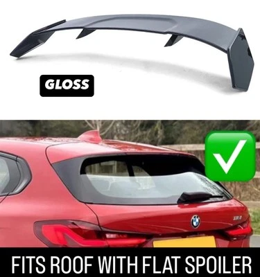 STM SPOILER TETTO POSTERIORE BMW SERIE 1 F40 MP STYLE SE SPORT LABBRO ALI NERO LUCIDO