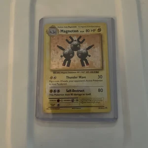 Pokemon Magneton 1999 9/102 Raro Holo Pokemon Tarjeta Base Set - LP - Imagen 1 de 3