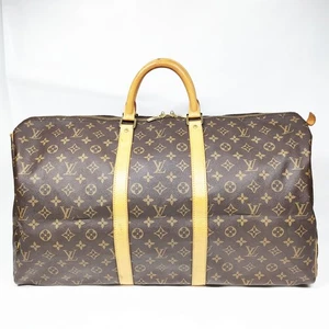 Louis Vuitton LV Boston Bag Keepall 55 Brown Monogram 2879242 - Imagen 1 de 11