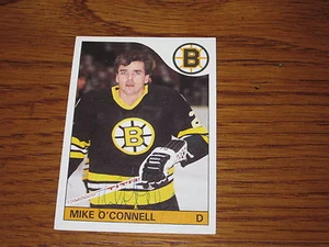 MIKE O;CONNELL HANDSIGNIERTE 1985-1986 O PEE CHEE CARD - BRUINS - Bild 1 von 1
