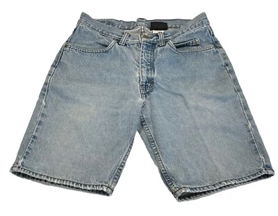 Harley Davidson Blue Jeans Shorts Men’s 30 5 Pocket Light Wash 9” Inseam - Image 1 of 4