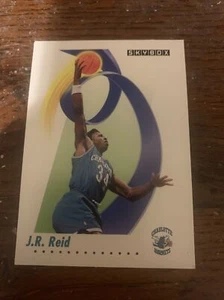 Scheda basket JR Reid Charlotte Hornets 1991 Skybox 32 - Foto 1 di 2