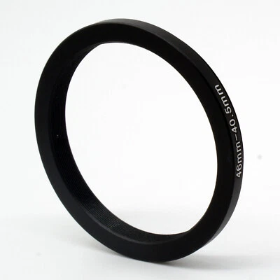 46-40.5 Step Down Filter Ring 46mm x0.75 Male to 40.5mm x0.5 Female Lens adapter - Image 1 of 3