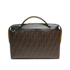 Fendi Briefcase Business Bag Double Zipper By The Way Zucca Pattern 7VA458 A80Z