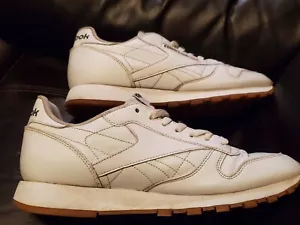 Reebok Men's Classic Leather White Size 9 - Picture 1 of 9