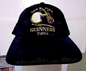 Guiness Ceol & Craic cap - Suede Leather - New - Picture 1 of 4