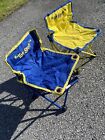 Tot Spot Childs Folding Chair Canvas Camp Patio Beach Outdoor  (Lot Of 2)