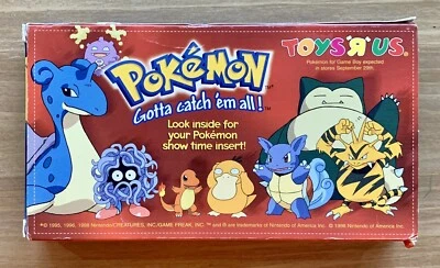 VHS ~ Pokémon ~ Toys “R” Us ~ Nintendo ~ Color ~ RP ~ FS ~Time? ~ ‘98 ~ !ŘÅŘĘ! - Image 1 of 4