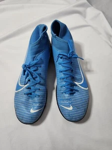 Nike Blue Mercurial Superfly Size 7.5 Mens US Style #AT7980-414, Good Tread, VGU - Picture 1 of 12