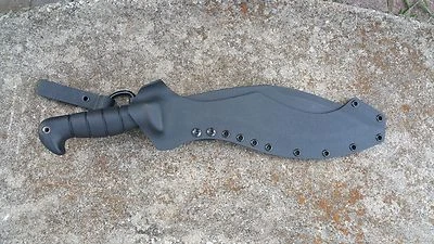KA-BAR Kukri model 1249 CUSTOM kydex sheath with Kydex Dangler - Image 1 of 4