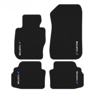 Alfombrillas de terciopelo de lujo negras para BMW M3 E92 2007-2013 LOGOTIPO M3 Foto 1 de 4