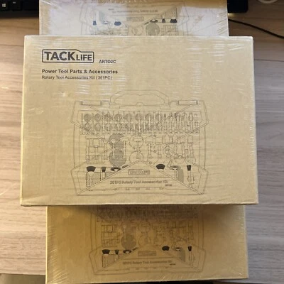 TACKLIFE Rotary Tool Accessories Kit 361 Pieces Universal Fitment - ART02C NEW - Image 1 of 4