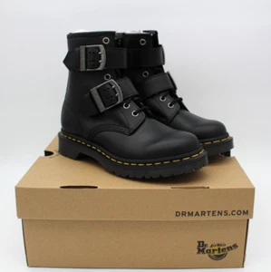 Dr. Martens 1460 stivaletto donna moda nero classico pull up - taglia 6 - Foto 1 di 7