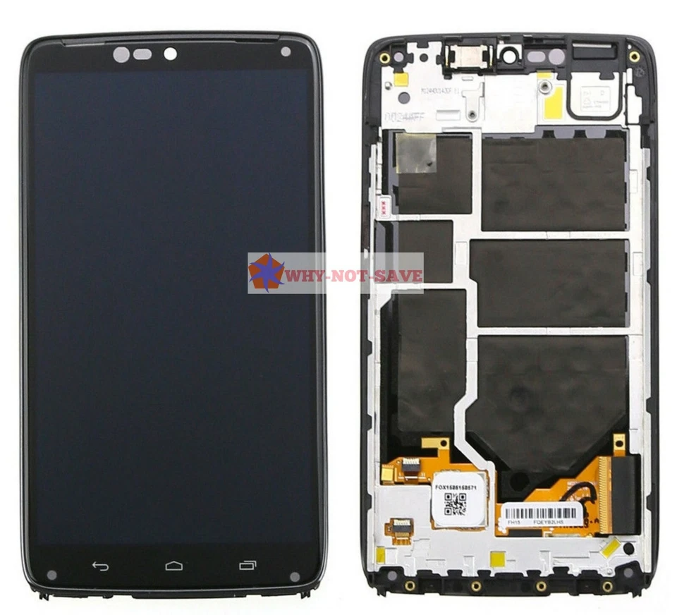 Full LCD Digitizer Glass Screen Display Part for Motorola Droid Turbo XT1254  - Image 1 of 4
