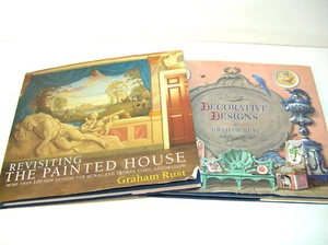 Graham Rust Books Decorative Designs and Revisiting the Painted House Two Books - Imagen 1 de 10