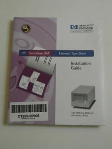 Hewlett Packard Surestore Dat External Drive Installation Disc and Manual New - Picture 1 of 2