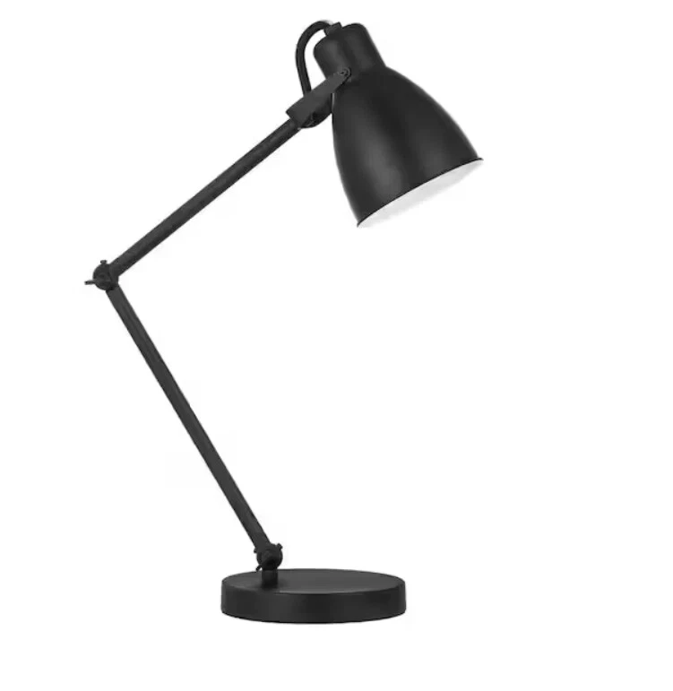 HAMPTON BAY RS2204161BK Black Architect Desk Lamp 24in Foto 1 de 4