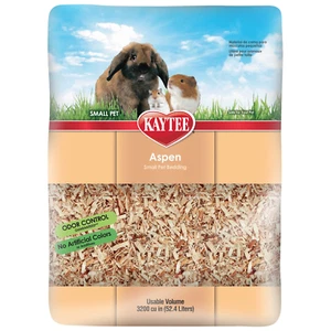 Small Animal Hardwood Aspen Bedding for Guinea Pigs, Rabbits, Hamsters, 54.2L - Picture 1 of 12