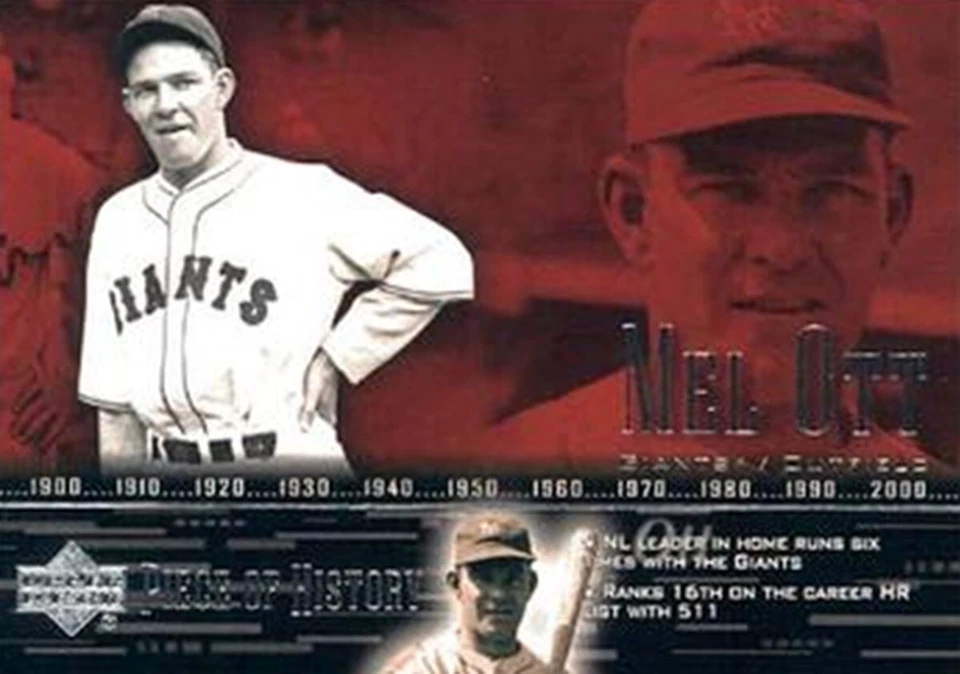 2002 UD Piece of History #72 Mel Ott New York Giants HOF - Image 1 of 1