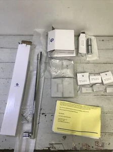 Glass Warehouse shower door Kit Hardware ONLY (CH) knob, hinge, clip new - Picture 1 of 11