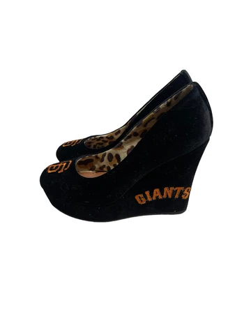 San Francisco Giants Shoes Women's 6 1/2 Black High Heel MLB New Cover