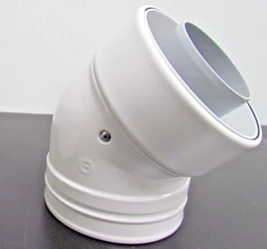 REMEHA AVANTA CONDENSING BOILER 45 DEG FLUE BEND 60/100 MG410083248 (MG83248) - Picture 1 of 8