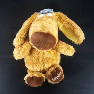 Boynton Kohls Cares Dog Train Stuffed Plush Conductor Engineer Hat 10" Sitting - Picture 1 of 6