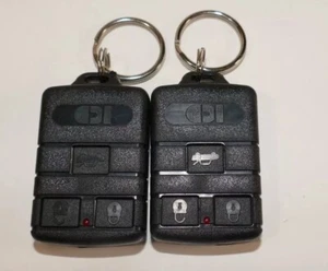 2 keyless remote key Chain fob ICD control transmitter Untested Matching Numbers - Picture 1 of 11