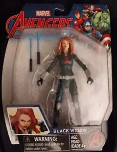Marvel Avengers Black Widow 6" Action Figure Hasbro Jointed Figure with Sword - Picture 1 of 2