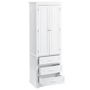 Nestfair Linen Cabinet 70" H X 24" W, Freestanding MDF Material W/ 3-Drawers - Picture 1 of 7
