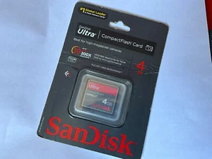 1pcs 4gb NEW Sandisk Ultra CF compactflash memory card for Nikon canon cameras - Picture 1 of 4